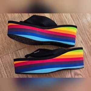 Rocket Dog Multicolor Platform Sandals